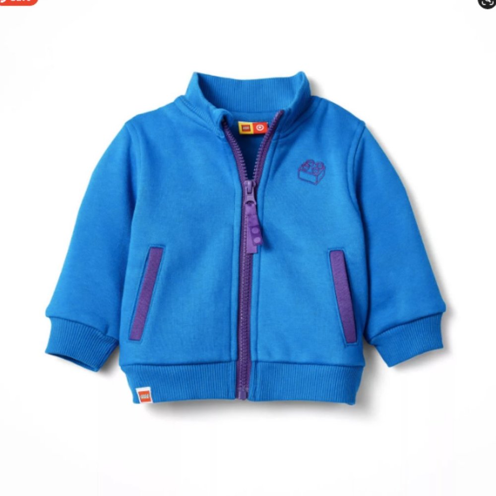 🔵10 items for $20🔵 NEW LEGO @ Target Infant Zip-Up Sweatshirt Newborn 3m 12m